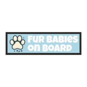 Cute Pet Car Magnet - Fur Babies on Board, Car Decoration, Pet Lover Gift, Funny Vehicle Sign, Dog Cat Accessories