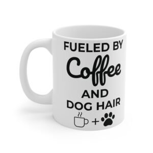 Coffee Lover's Dog Mug, Funny Pet Owner Gift, Dog Mum Cup, Cozy Kitchenware, Unique Animal Lover Present